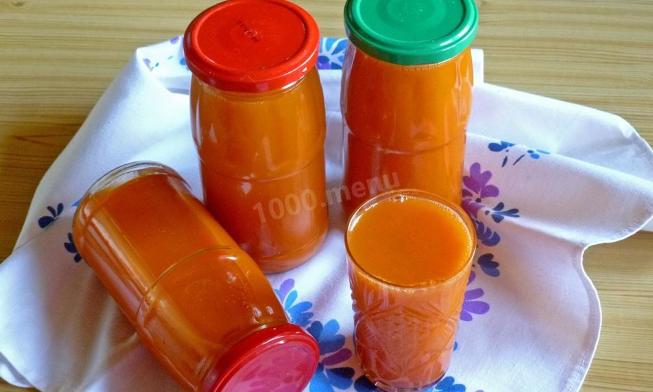 Рецепт морковный сок на зиму