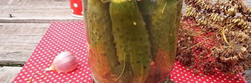 Огурцы с семенами горчицы на зиму