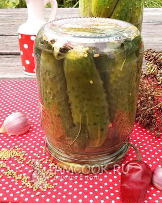 Огурцы с семенами горчицы на зиму