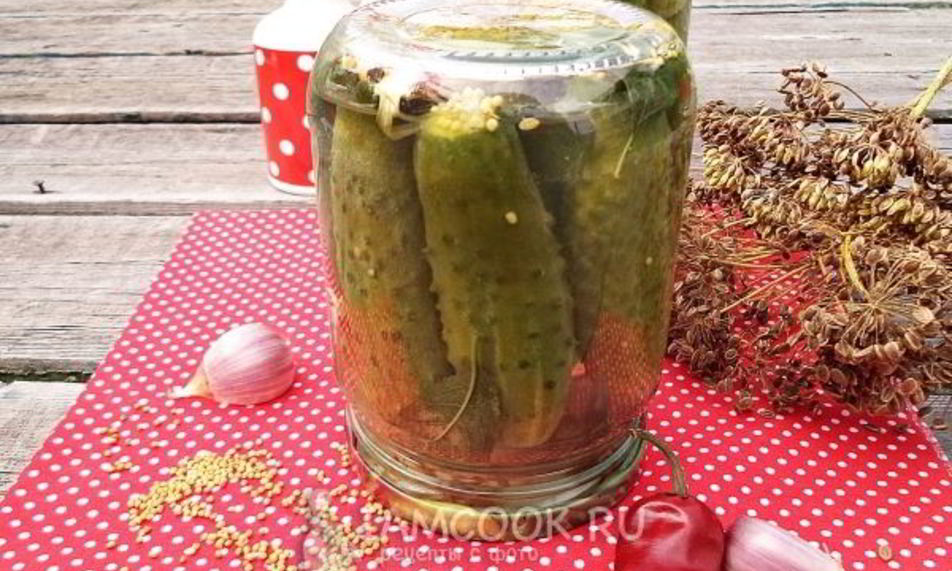 Рецепт огурцы с семенами горчицы на зиму