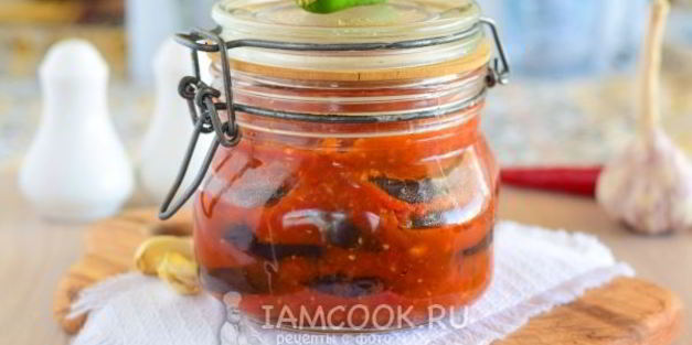 острые баклажаны на зиму без стерилизации
