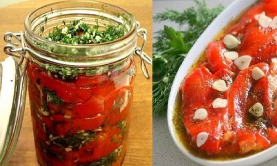 Рецепт перец с чесноком на зиму