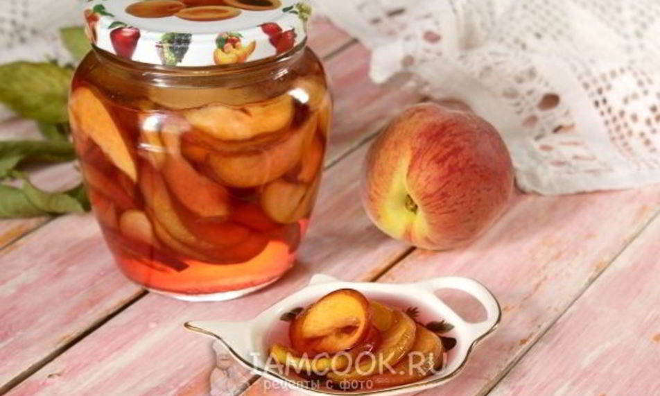 Рецепт персики в собственном соку на зиму