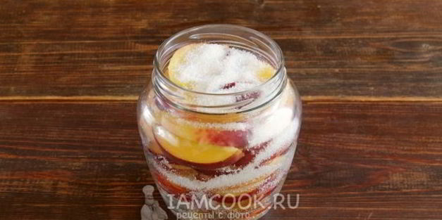 персики в собственном соку на зиму