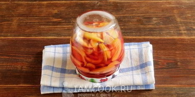 персики в собственном соку на зиму