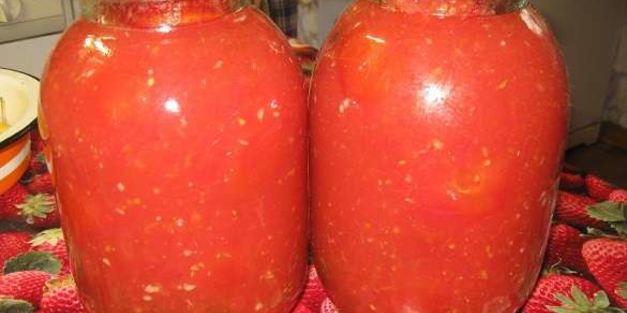 помидоры в собственном соку на зиму