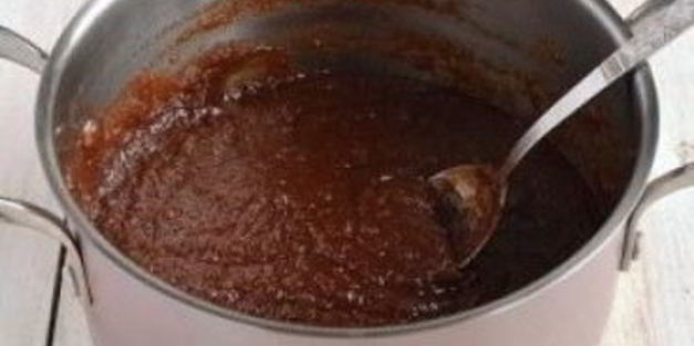 шоколадное яблочное пюре на зиму