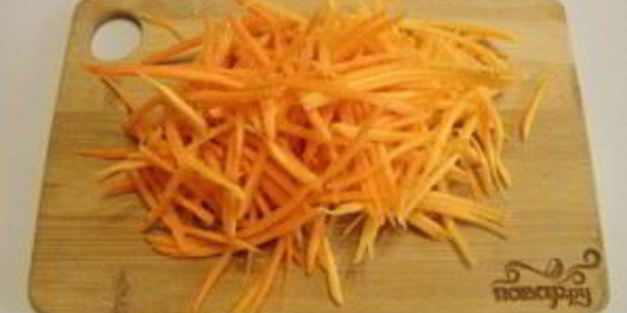 синенькие с морковкой и чесноком на зиму