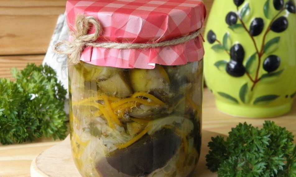 Рецепт синенькие с морковкой по-корейски на зиму