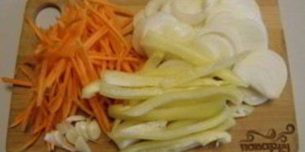 синенькие с морковкой по-корейски на зиму