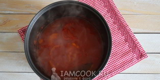 сок томатный в мультиварке на зиму