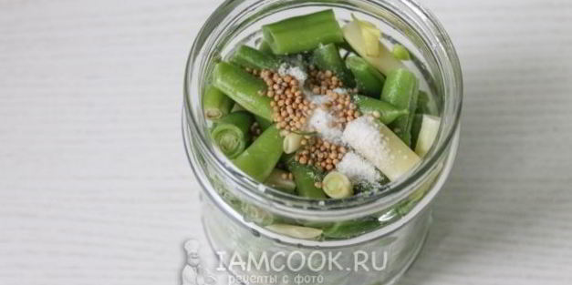 стручковая фасоль на зиму