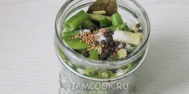 стручковая фасоль на зиму