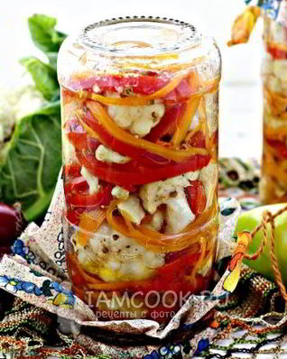 Цветная капуста по-корейски на зиму