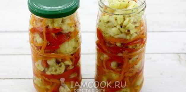 цветная капуста по-корейски на зиму