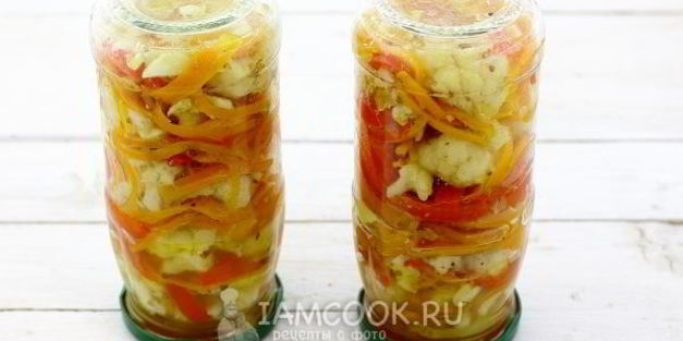 цветная капуста по-корейски на зиму