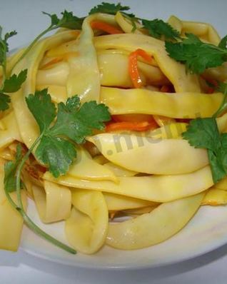 Турша из стручковой фасоли по-армянски на зиму