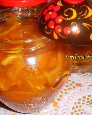 Апельсиновое варенье в мультиварке