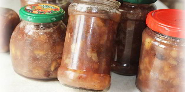 бананово-клубничное варенье