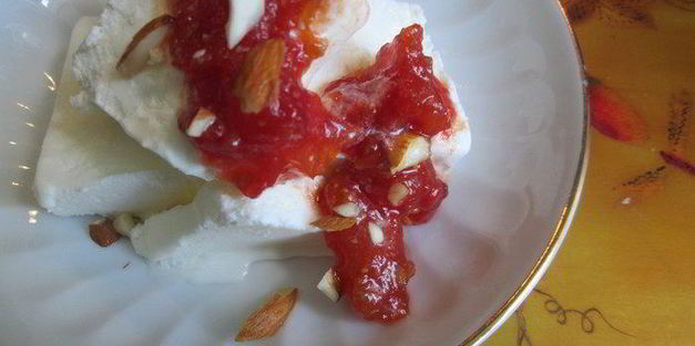 быстрый конфитюр из помидоров с миндалем