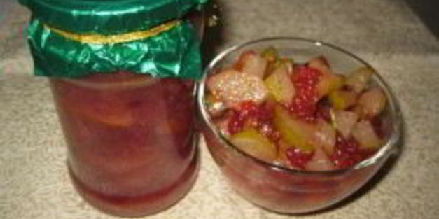 грушевое варенье с рябиной