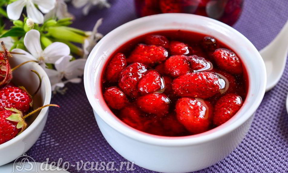 Рецепт клубничное варенье пятиминутка