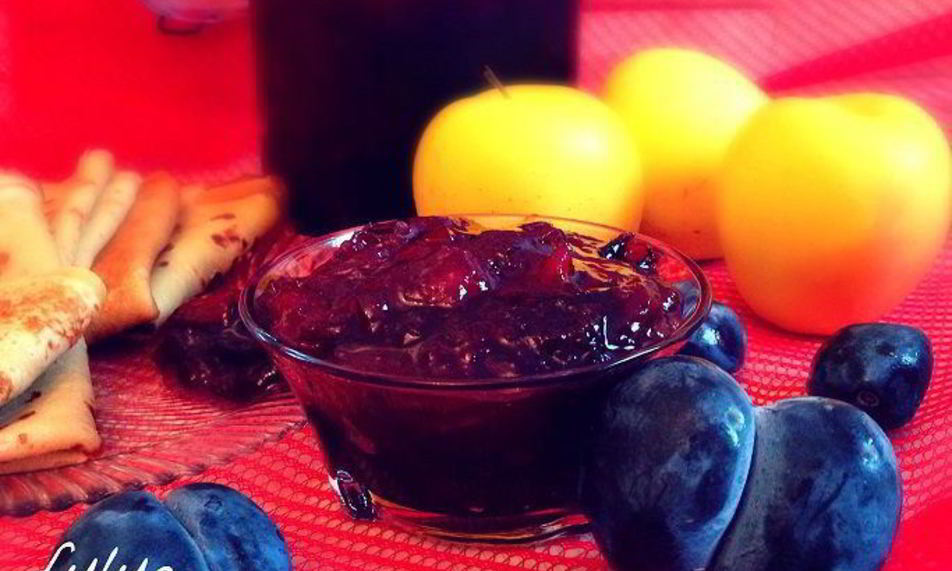 Рецепт конфитюр сливово-яблочный