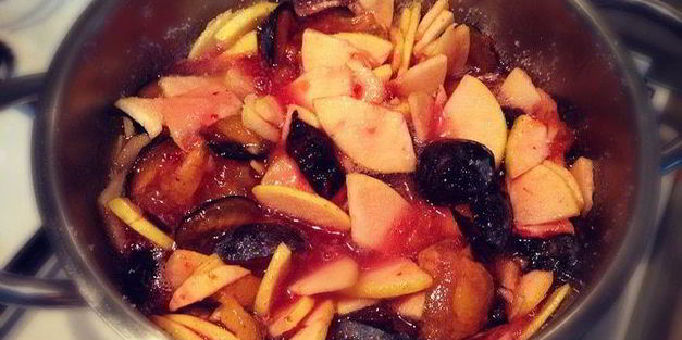 конфитюр сливово-яблочный