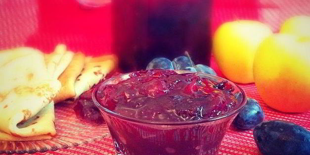 конфитюр сливово-яблочный