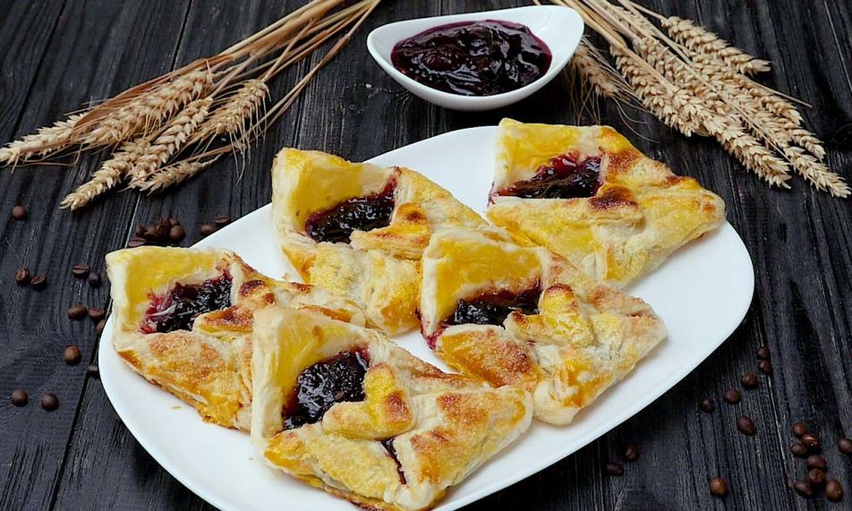 Рецепт конвертики с вареньем