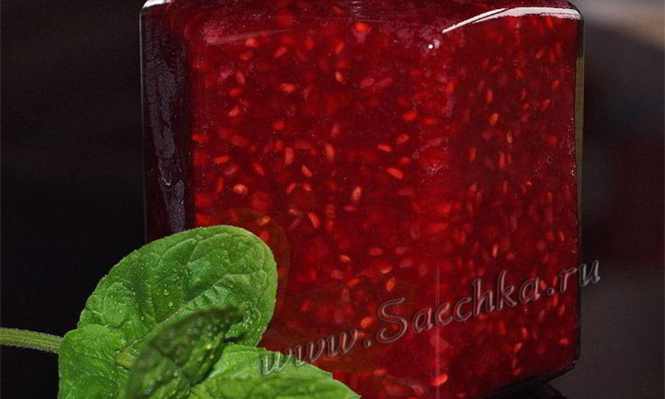 Рецепт малиновое варенье с мятой