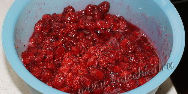 малиновое варенье с мятой