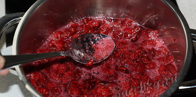 малиновое варенье с мятой