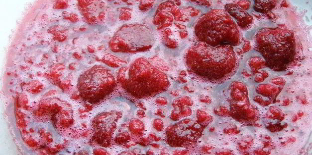 пончики бюни с малиновым вареньем