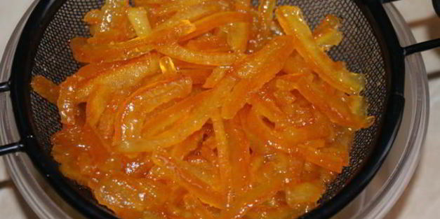 цукаты из апельсиновых корочек
