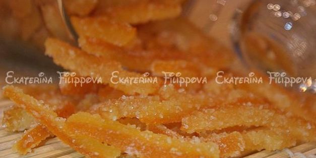 цукаты из апельсиновых корочек