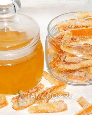 Цукаты из апельсиновых корок