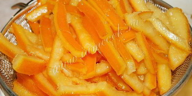 цукаты из апельсиновых корок
