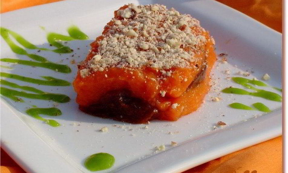 Рецепт тыква со сливовым вареньем