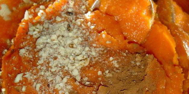 тыква со сливовым вареньем