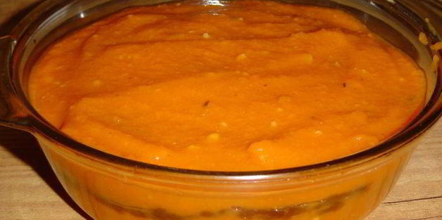 тыква со сливовым вареньем