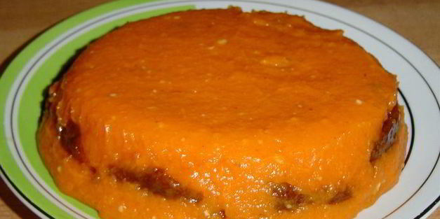 тыква со сливовым вареньем