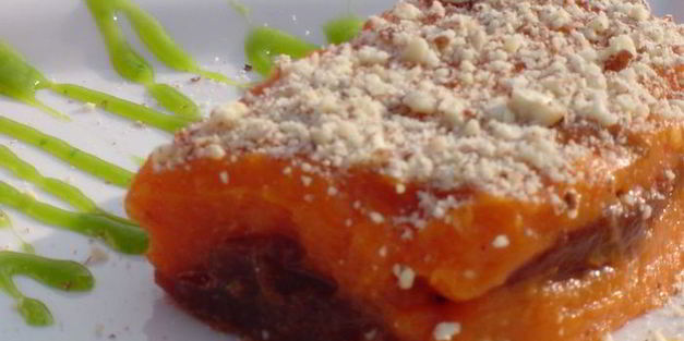 тыква со сливовым вареньем