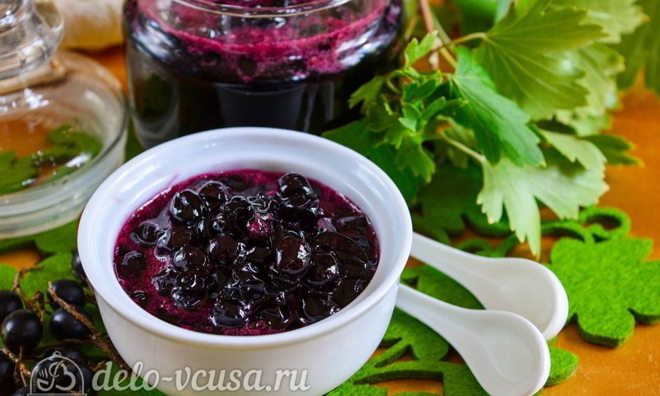 Рецепт варенье из черной смородины на зиму