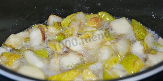 варенье из груш и яблок в мультиварке