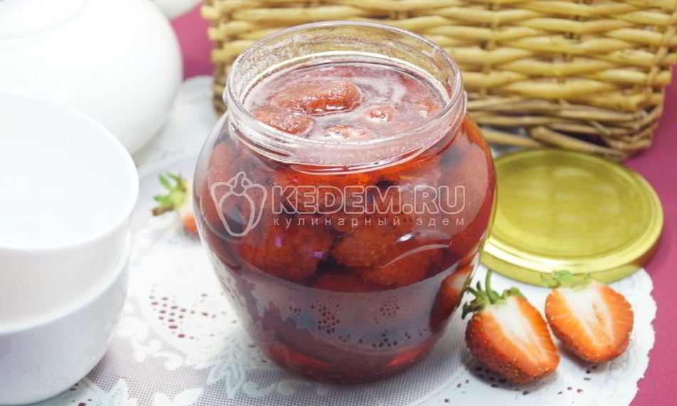 Рецепт варенье из клубники с целыми ягодами