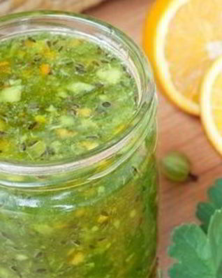 Варенье из крыжовника без сахара