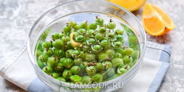 варенье из крыжовника с лимоном и апельсином