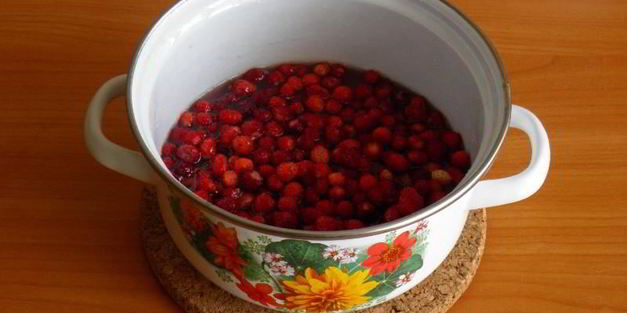 варенье из лесной земляники пятиминутка на зиму