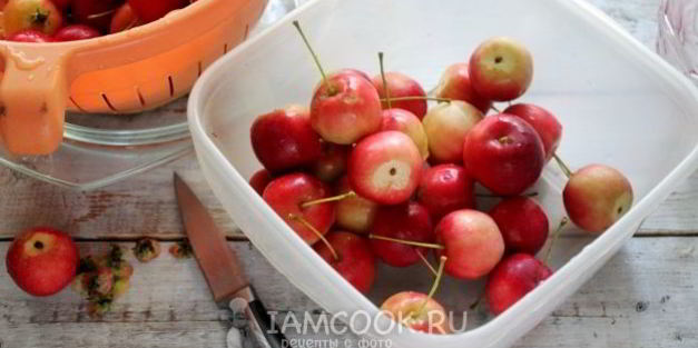 варенье из ранеток целиком